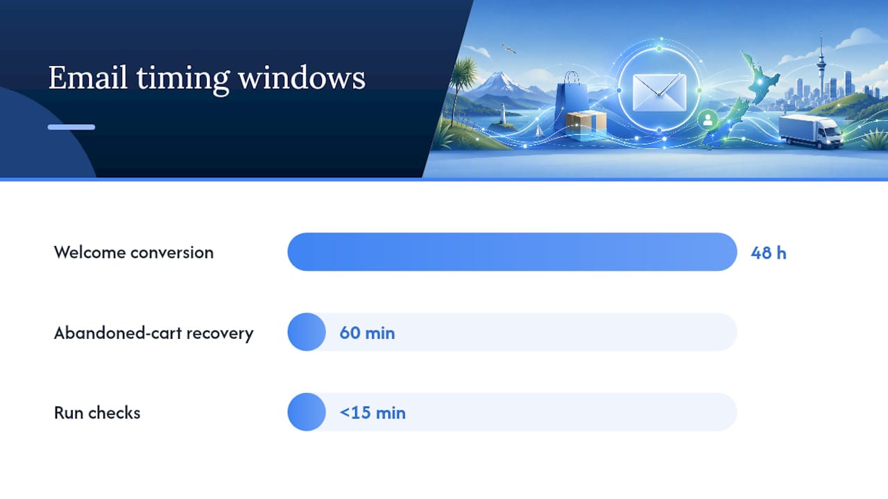 How email drives e-commerce revenue in New Zealand — overview diagram